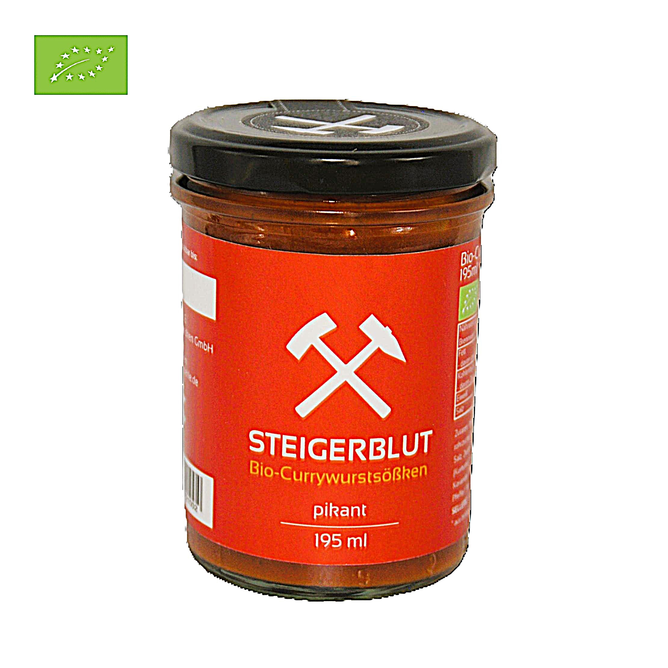 STEIGERBLUT Bio-Currywurstsauce (DE-ÖKO-037) 195ml - pikant